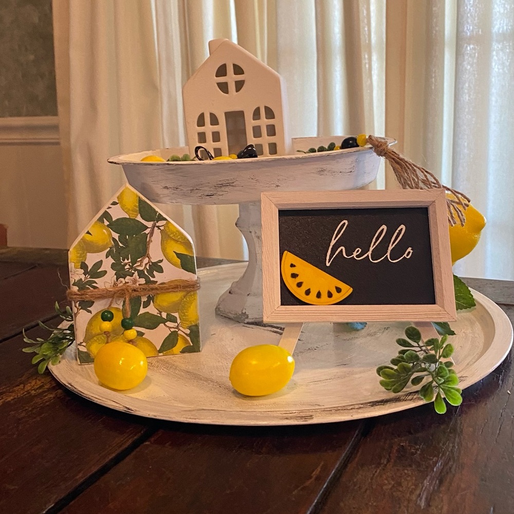 Lemon Tier Tray
